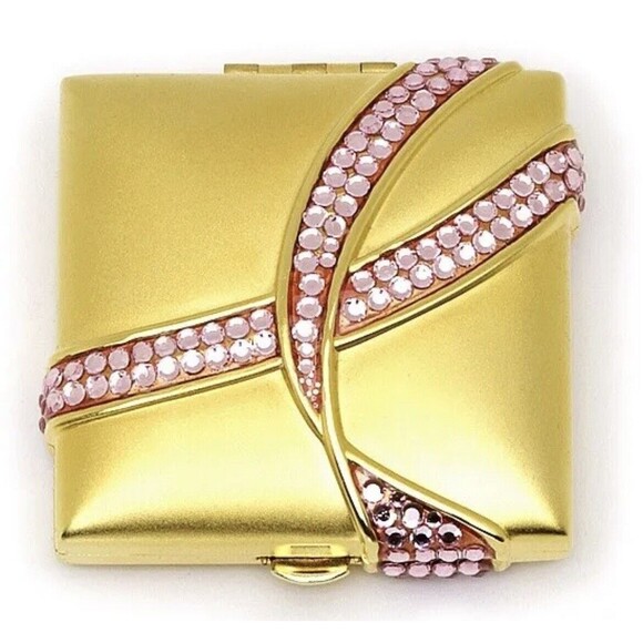 Estee Lauder Powder Compact Breast Cancer Awarness "Pink Ribbon 2002 06 NEW - Picture 2 of 6